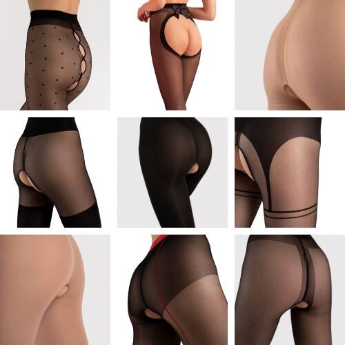 Fiore ouvvert strumpfhosen - fiore,