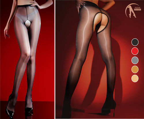 Hochglanz ouvert strumpfhose - ouvert,